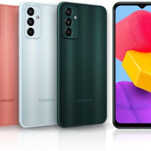 Samsung Galaxy M13, SM-M135FZGVEUE, unlocked, Smartphone Android Display 6.6’’ FHD+ TFT LCD Batteria 5.000 mAh, Tripla Fotocamera, 4/128 GB Espandibile, Green [Versione italiana] Esclusiva Amazon