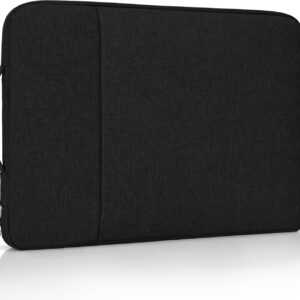 Enloffi Custodia Borsa 13 Pollici Custodia per Laptop Impermeabile Antiurto Caso Protettiva Compatibile con MacBook Pro/Air M1/M2 HP Dell Asus Lenovo Borsa da Trasporto con Tasca Accessoria, Nero