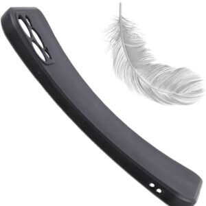 REY Cover in Gel TPU Nera per iPhone 16 PRO, Ultra Sottile 0,33 mm, Morbido Flessibile, Custodia Silicone