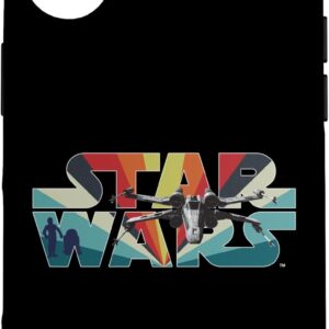 Custodia per iPhone 16 Star Wars Logo Wing Color Burst