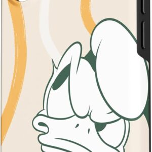 Custodia per iPhone 16 Disney Paperino Retro Vintage Glare & Lines Pattern