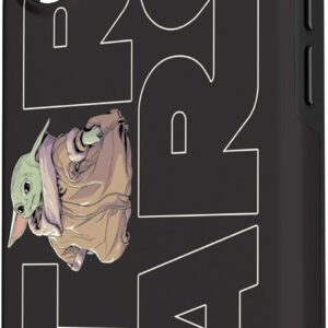 Custodia per iPhone 16 Star Wars Logo e il bambino Grogu da The Mandalorian