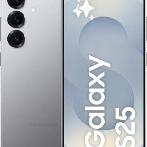Samsung Galaxy S25 Smartphone AI, 3 anni di Garanzia del produttore, Display 6.2” FHD+ Dynamic AMOLED 2X, Fotocamera 50MP, RAM 12GB, 128GB, 4.000 mAh, Silver shadow [Versione italiana]