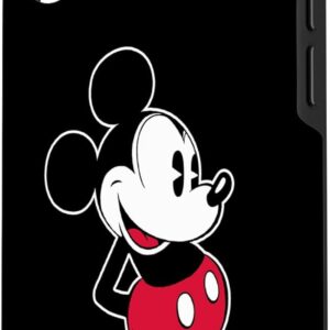 Custodia per iPhone 16 Disney Mickey Mouse Classic Pose Nero