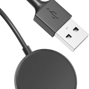 Yaekea Caricatore per Samsung Galaxy Watch 6/6 Classic 47mm/5/5 Pro/4/4 Classic/3 USB Dock di Ricarica Compatibile con Active 1/Active 2 40mm Cavo di Ricarica di Ricambio Magnetica 3.3ft/100cm