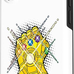 Custodia per iPhone 16 Marvel Avengers Thanos Infinity Gauntlet