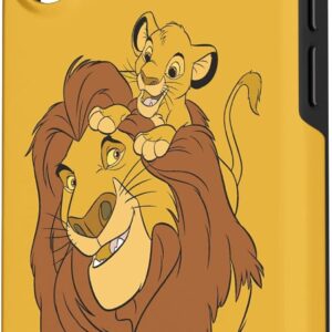Custodia per iPhone 16 Disney Il Re Leone Simba e Mufasa Padre e Figlio