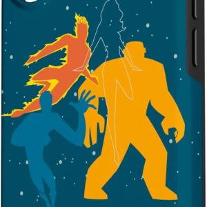 Custodia per iPhone 16 Marvel Studios The Fantastic Four: First Steps Team and Logo