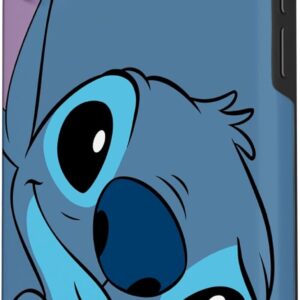 Custodia per iPhone 16 Plus Disney Lilo and Stitch – Cucitura a punto carino, colore: grigio ard