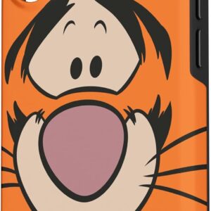 Custodia per iPhone 16 Disney Winnie the Pooh Tigro Face Bright Orange