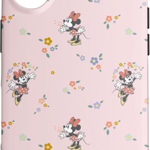 Custodia per iPhone 16 Disney Minnie Mouse, delizia floreale primaverile