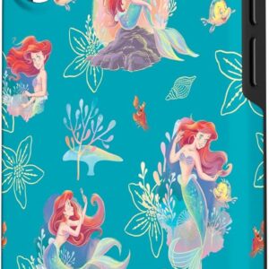 Custodia per iPhone 16 Disney Princess Ariel Flounder e Sebastian sotto il mare
