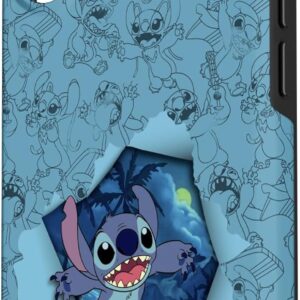 Custodia per iPhone 16 Disney Lilo & Stitch Tropical Breakout con angelo