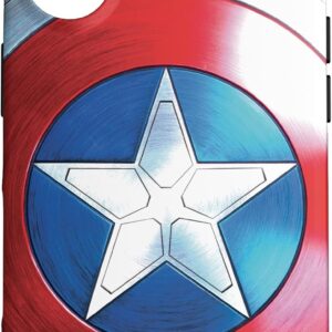 Custodia per iPhone 16 Il Falcon e il Winter Soldier Capitan America Shield