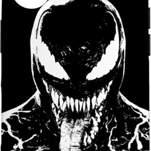 Custodia per iPhone 16 Marvel Venom: Lascia che ci sia carnage black
