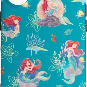 Custodia per iPhone 16 Disney Princess Ariel Flounder e Sebastian sotto il mare