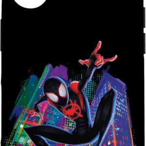 Custodia per iPhone 16 Marvel Spider-Man Miles Morales La città dei graffiti