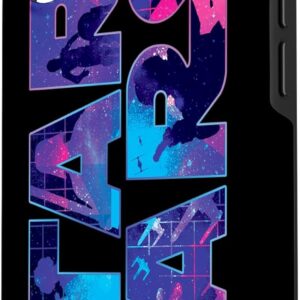 Custodia per iPhone 16 Star Wars Logo Retro 90s Galaxy
