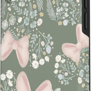Custodia per iPhone 16 Disney Minnie Mouse Icona Fiori Primavera Verde Salvia