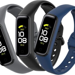 MIJOBS Cinturino Compatibile per Samsung Galaxy Fit 2, Cinturino in Morbido, Traspirante, Resistente al Sudore Silicone Braccialetto Strap di Ricambio per Samsung Galaxy Fit 2 Braccialetto