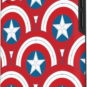 Custodia per iPhone 16 Marvel Captain America 4: Brave New World Shield Pattern