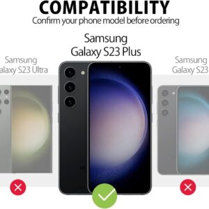 MyGadget Cover per Samsung Galaxy S23 Plus – Custodia in Silicone Morbido a Doppio Strato – Case con Protezione Fotocamera & Fodera Interna Antigraffio – Lilla