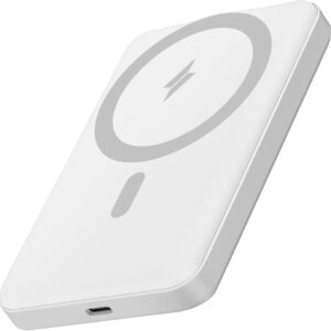 Power Bank, Ultra Slim Magnetico 10000mAh PowerBank, Caricatore Wireless Portatile PD 20W Ricarica Rapida, Caricabatterie Wireless USB-C Battery Pack per iPhone 16/15/14/13/12, Caricatore Wireless