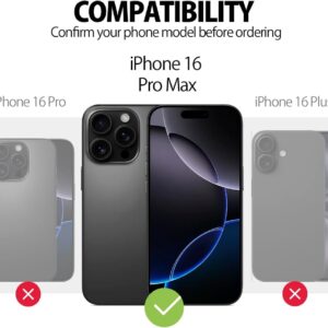 MyGadget Cover compatibile con iPhone 16 Pro Max – Custodia Protettiva in Silicone Morbido – Case TPU Flessibile – Ultra Protezione Antiurto & Antigraffio – Fucsia