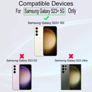 Ibywind 2 Pezzi Vetro Temperato per Samsung Galaxy S23+/S23 Plus 5G 6,6″,con 1 Pezzo Pellicola Fotocamera,Pellicola posteriore da 1 pezzo,Anti Graffio,Senza Bolle