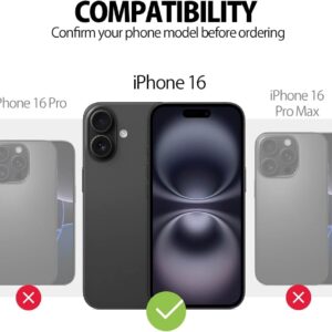 MyGadget Cover con Cordino per iPhone 16 Pro – Custodia con Corda – Case Opaca Antiurto | Bumper con Laccio | Tracolla – Practical Stylish – Verde Scuro