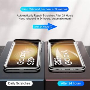 Pellicola in Idrogel Protettiva per Samsung Galaxy S23+ / S23 Plus (6.6″), [2 Pezzi] Trasparente Morbido TPU Protezioni per Lo Schermo (Non Vetro Temperato)