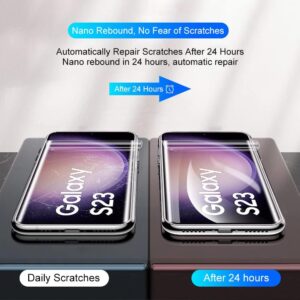 LXEEOLX Pellicola Protettiva per Samsung Galaxy S23 5G, 2 Pezzi Ultra HD Flessibile TPU Pellicola Protettiva Schermo [Anti-Impronte][Anti-Graffio][Senza Bolle]