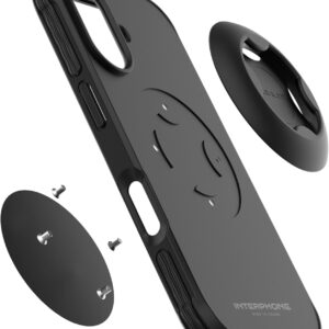 INTERPHONE QUIKLOX – Custodia per Apple iPhone 16 Tetraforce per Attacchi Moto Auto o Bici Gamma Quiklox – Cover Supporto Porta Cellulare Moto – Sistema Modulare QUIKLOX – Aggancio Sgancio Rapido