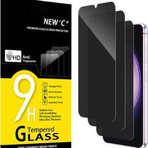 NEW’C 3 Pezzi, Pellicola Protettiva Privacy per Samsung Galaxy S23, Angolo di Privacy 35 Gradi Bilanciato con Protezione per Gli Occhi, Durezza Ultra Resistente 9H, Senza Bolle