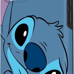 Custodia per iPhone 16 Pro Disney Lilo and Stitch – Cucitura a punto carino, colore: grigio ard