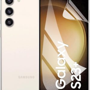 Pellicola in Idrogel Protettiva per Samsung Galaxy S23+ / S23 Plus (6.6″), [2 Pezzi] Trasparente Morbido TPU Protezioni per Lo Schermo (Non Vetro Temperato)