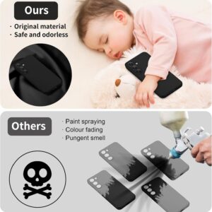 Qasyfanc Cover Protezione Fotocamera per Samsung Galaxy S23 FE con 2 Pezzi Vetro Temperato, Custodia Samsung S23 FE 5G Silicone Morbida, Antiurto, Sottile, Nero