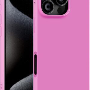 MyGadget Cover compatibile con iPhone 16 Pro Max – Custodia Protettiva in Silicone Morbido – Case TPU Flessibile – Ultra Protezione Antiurto & Antigraffio – Fucsia