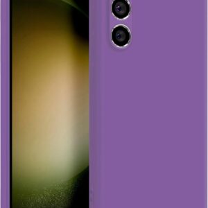 MyGadget Cover per Samsung Galaxy S23 Plus – Custodia in Silicone Morbido a Doppio Strato – Case con Protezione Fotocamera & Fodera Interna Antigraffio – Lilla