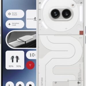 Nothing Phone (2a) 12+256GB – Smartphone con Nothing OS 2.5 – Bianco Latte
