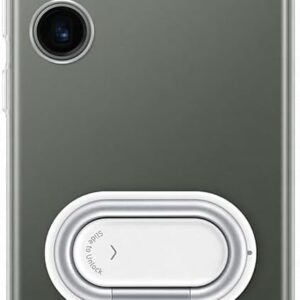 Samsung Clear Gadget Cover custodia con cavalletto posizionabile per Galaxy S23 Ultra, Trasparente