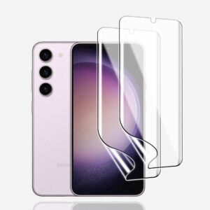 KoasVonson 2 Pezzi Pellicola Protettiva Idrogel per Samsung Galaxy S23, TPU Pellicola Protettiva HD Trasparente Flessibile Idrogel Pellicola, Anti-Graffio
