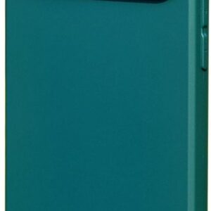 Keyihan Cover per iPhone 15 (6,1″) Protezione Fotocamera con finestrino Scorrevole,Custodia in Silicone TPU Morbida Antiurto AntiGraffio,Full Body Protettiva Case Microfiber Lining,Verde Scuro