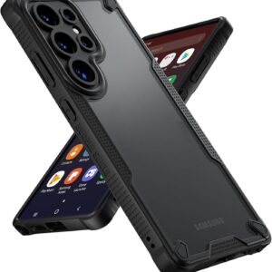 FAOMSEBS Cover per Samsung S23 Ultra Opaca Traslucida [Protezione Antiurto Militare] [Sottile, Bordi Antiscivolo] [Ricarica Wireless] Testata Cadute da 3m Cover per Samsung Galaxy S23 Ultra Custodia