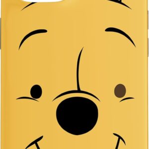 Custodia per iPhone 15 Disney Winnie the Pooh Face Giallo Miele