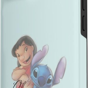 Custodia per iPhone 15 Disney 100 Anniversario Lilo & Stitch D100 Citazione ‘Ohana