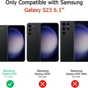 2 Pezzi Cover per Samsung Galaxy S23 5G 6.1″, Creatività Scheletro Ghost Aesthetic Motive Moda Design Morbida Sottile Silicone Antiurto AntiGraffio Bumper Protettiva Case