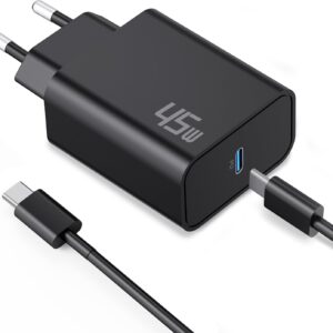45W Caricatore USB C Caricabatterie per Samsung Galaxy S25 Ultra S24 S23 S22 S21 FE, A55 A54 A53 A35 A25 A15, Note 20 10, Tab S8 S9, Super Fast Charger Adattatore Rapido Alimentatore + 2M Tipo C Cavo