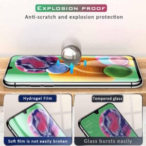 2 Pezzi Pellicola Idrogel Protettiva per Samsung Galaxy S23 5G (6.1 pollici), [Film flessibile] Morbida TPU Protezioni Schermo [Trasparente HD]