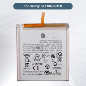 E-yiiviil Batteria di ricambio EB-BS912ABY compatibile con Samsung Galaxy S23 SM-S911B con strumenti
